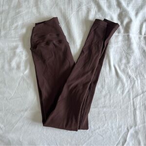 Active by Teal Ribbed mocha Leggings